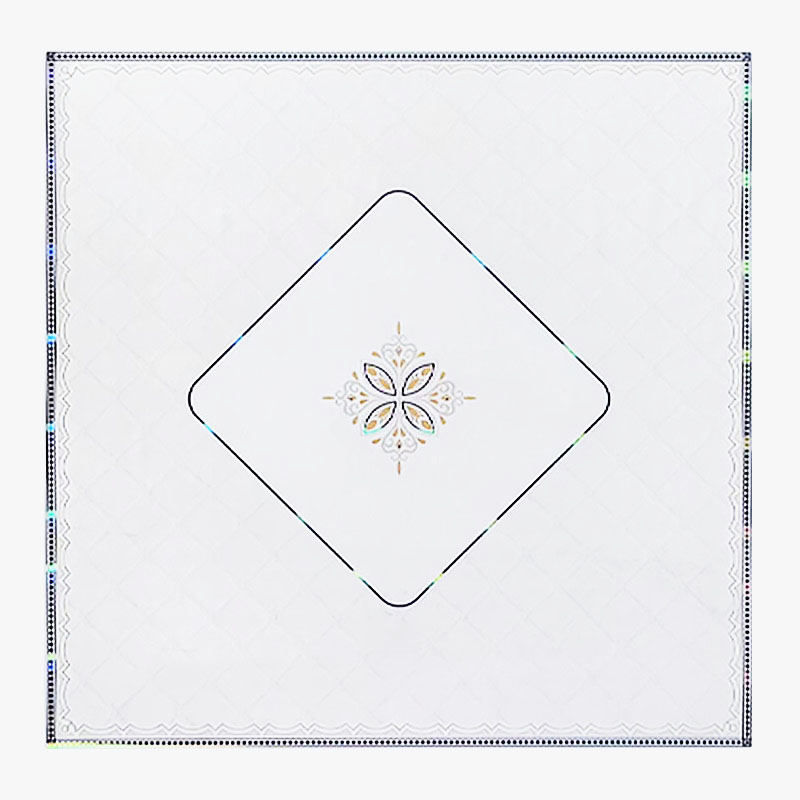 White Background Simple Pattern Laser Hot Stamping Foil